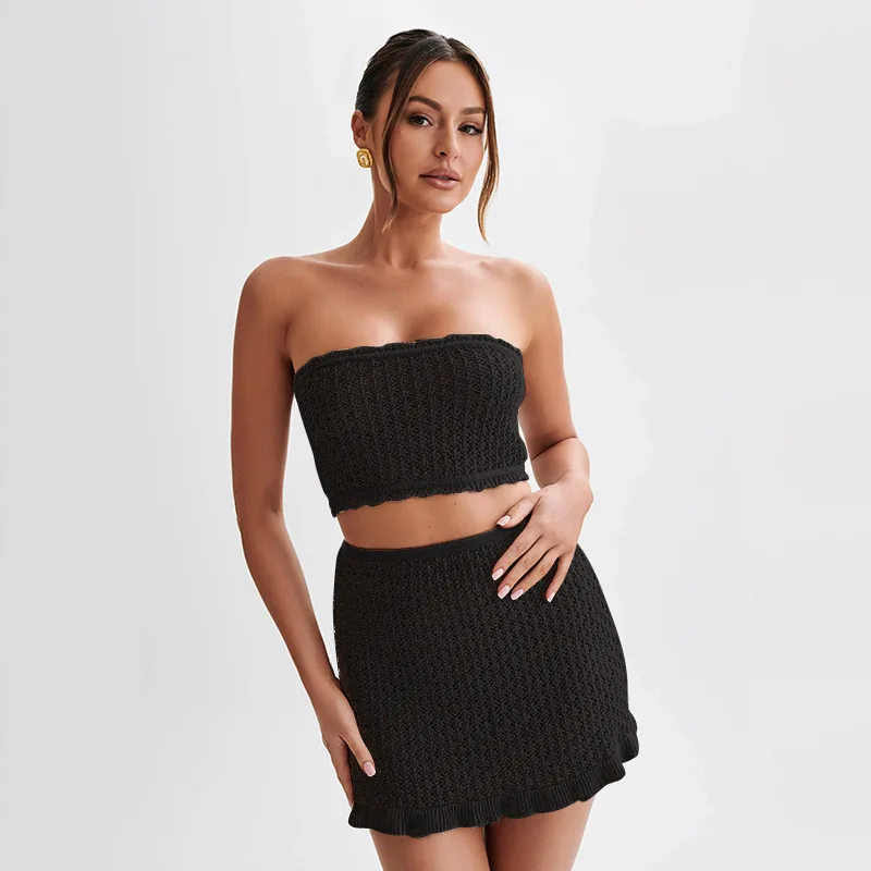 Robe de plage à manches longues, tricotée creuse, Sexy, transfrontalière européenne et américaine, Cover-Up pour maillot de bain, Protection solaire, nouvelle collection 2025