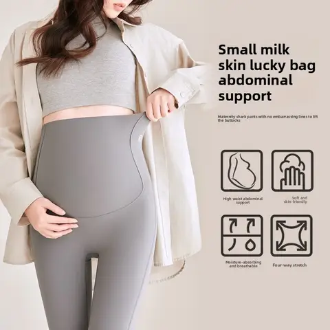 Popular pregnant women belly support pants pregnant women leggings spring and summer clothing