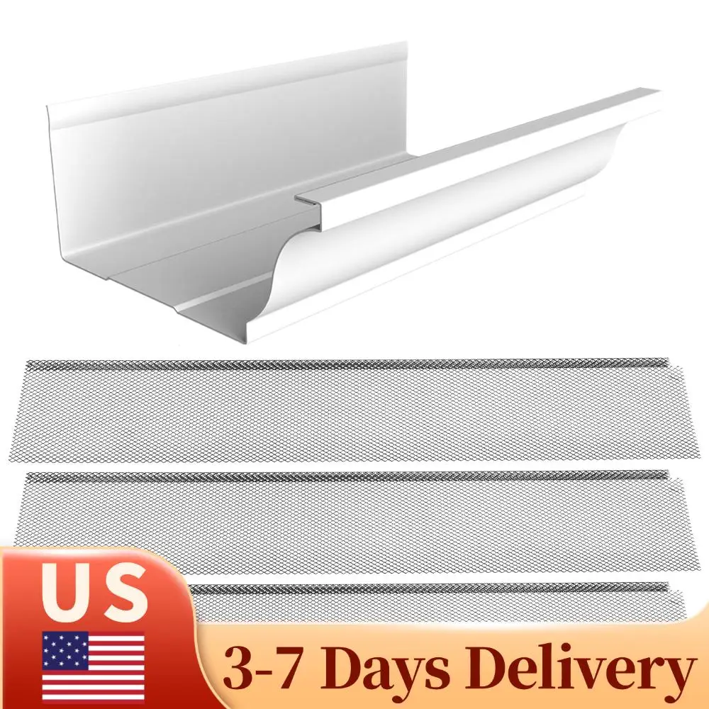 

70 шт. сеток-фильтров для водостоков из нержавеющей стали, защитные накладки для водостоков 6 дюймов x 210 футов для защиты садовых и кровельных дренажных систем