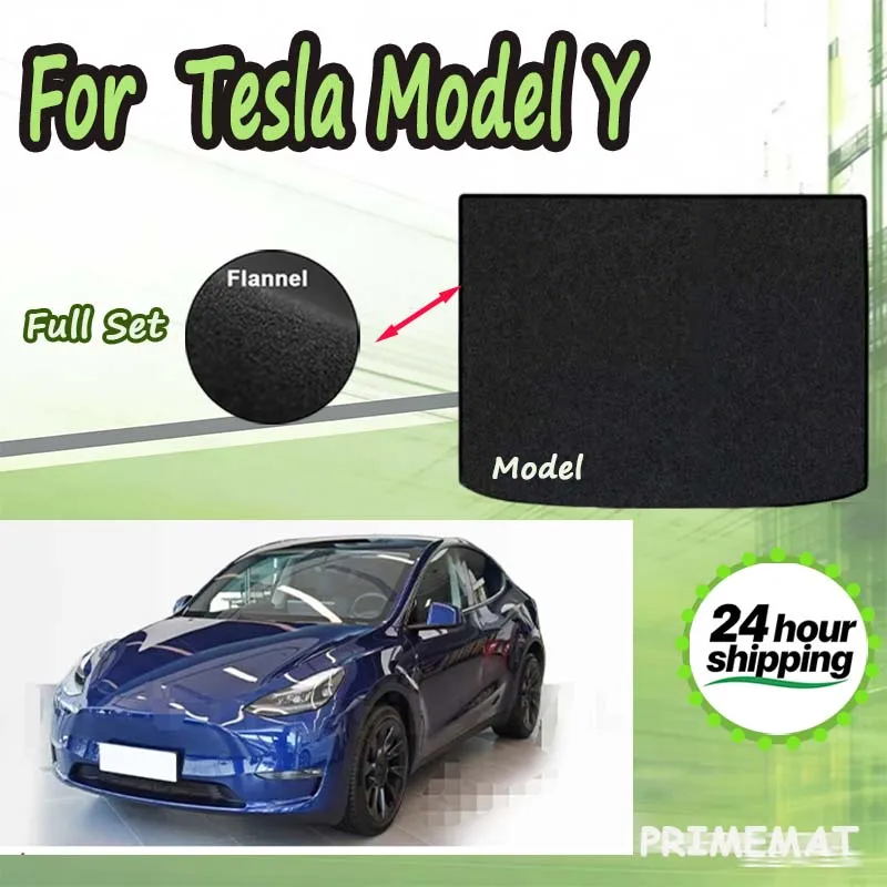 

Коврик для багажника ECOAUTO для Tesla Model Y 2021-2024, аксессуары для защиты пола