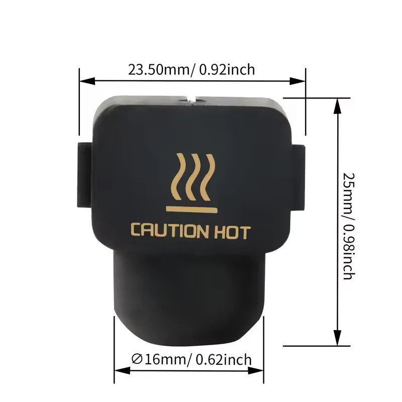 For Bambu lab A1 A1mini Hotend Silicone Case 1/3/5 Pcs High temperature resistance of 300 degrees Celsius Hot end Silicone Case