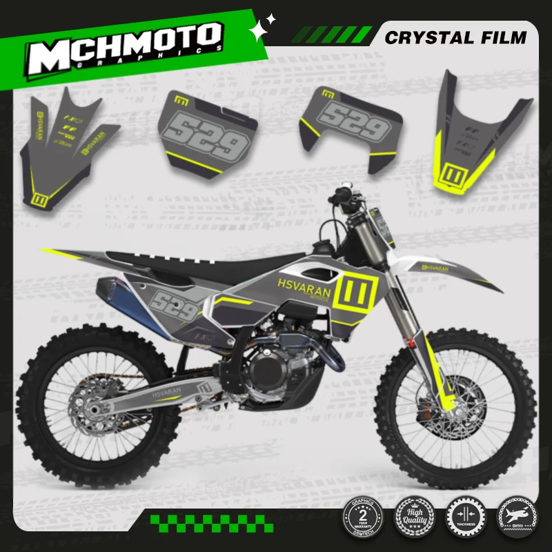 

MCHMFG Motorcycle Graphics Decals Stickers Kits For Husqvarna 2023 2024 2025 TC FC 2024 2025 2026 TE FE 125 250 300 350 400 450
