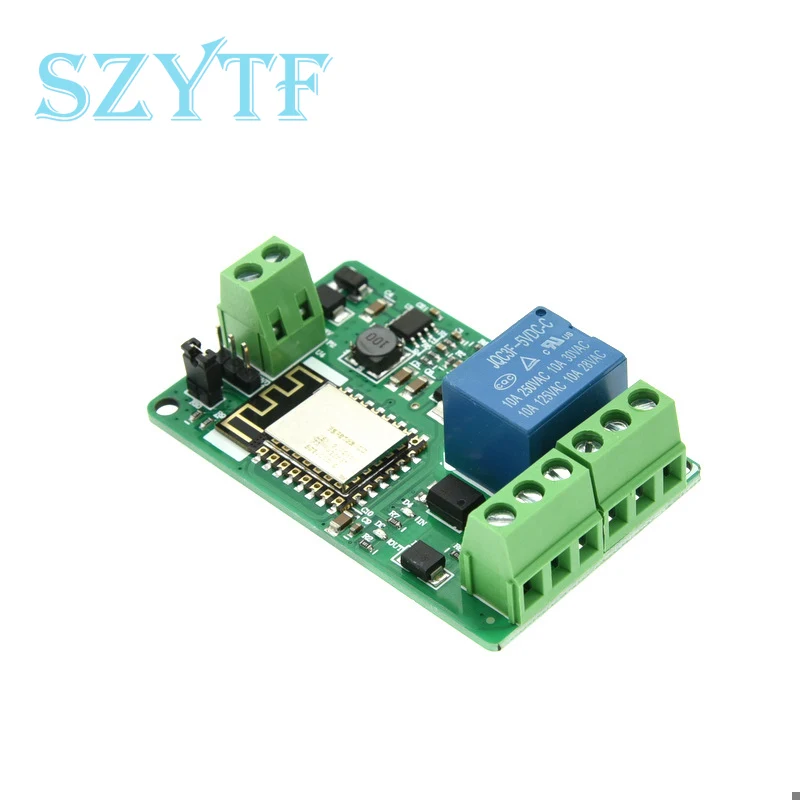 ESP8266 ESP-12F WIFI Wireless Module 1 Channel Relay Shield Overcurrent Protection Wi-Fi Network Relay Module 10A DC 7-30V