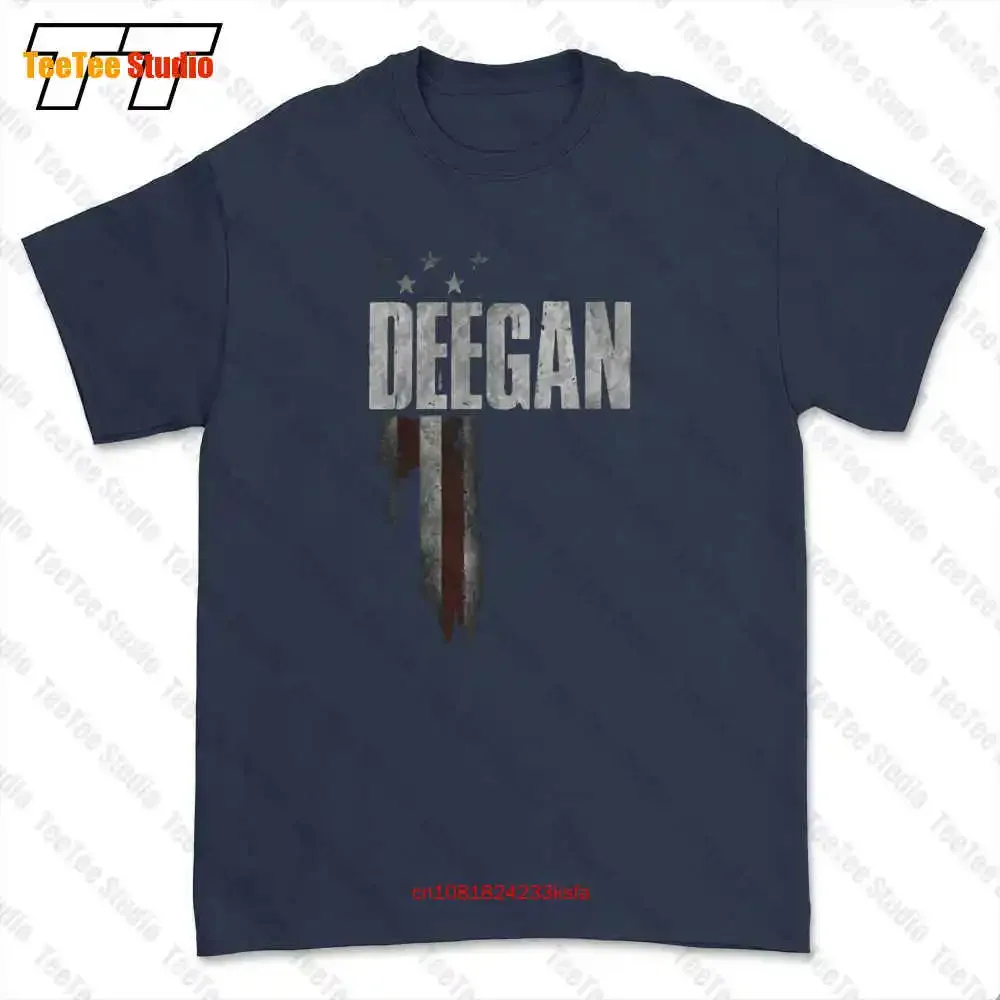 Deegan Family American Flag T-shirt Tee XTPY