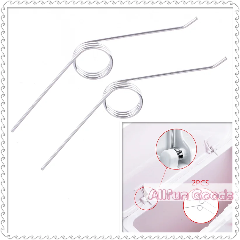 [T5]2pcs/Lot Garbage Can Adjustable 3 Coils Stainless Steel 304 Torsion Spring Storage Bucket Opening Spring
