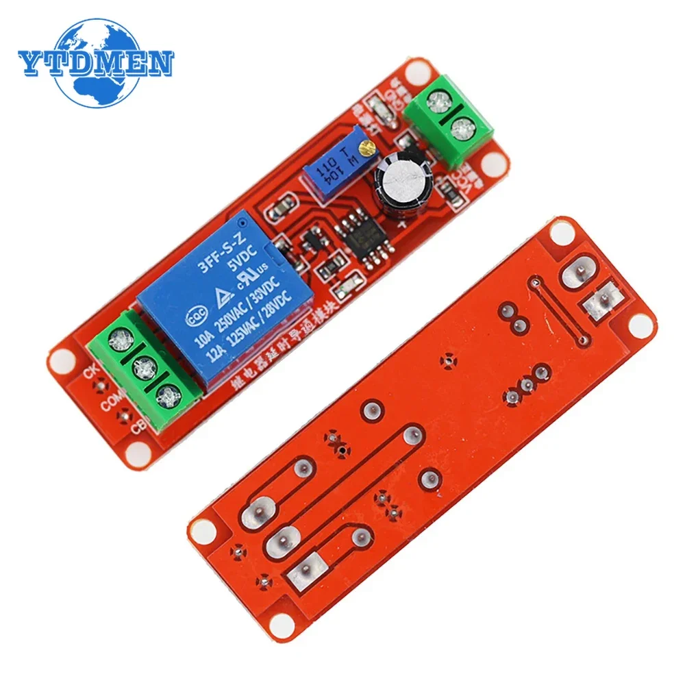 NE555 DK555 Timer Switch Adjustable Disconnect Module DC 12V Time Delay Relay Module Shield 0~10S