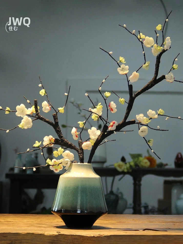 

Modern Chinese Cercs Flower Vase Zen Living Room TV Bar Cabinet Home Decorations Ornaments Large Middle Small Size