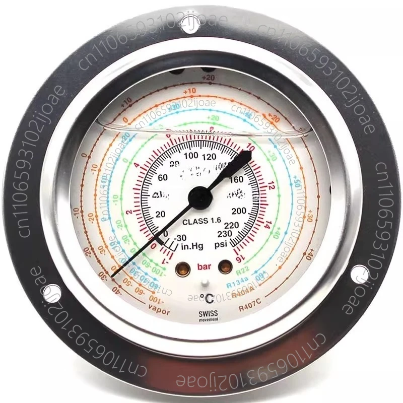 

Pressure Gauge for Cold Storage Air Conditioning Unit Oil Gauge MR-205/305-DS-MULTI Refrigerant