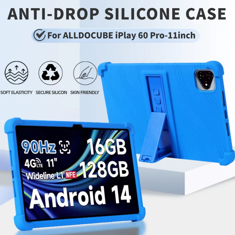 

Для ALLDOCUBE iPlay 60 Pro планшет 11 дюймов противоударный чехол Android 14 Helio G99 мягкая силиконовая подставка защитный чехол