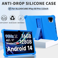 For ALLDOCUBE iPlay 60 Pro Tablet 11inch Case Shockproof Cover Android 14 Helio G99 Soft Silicon Stand Protective Shell