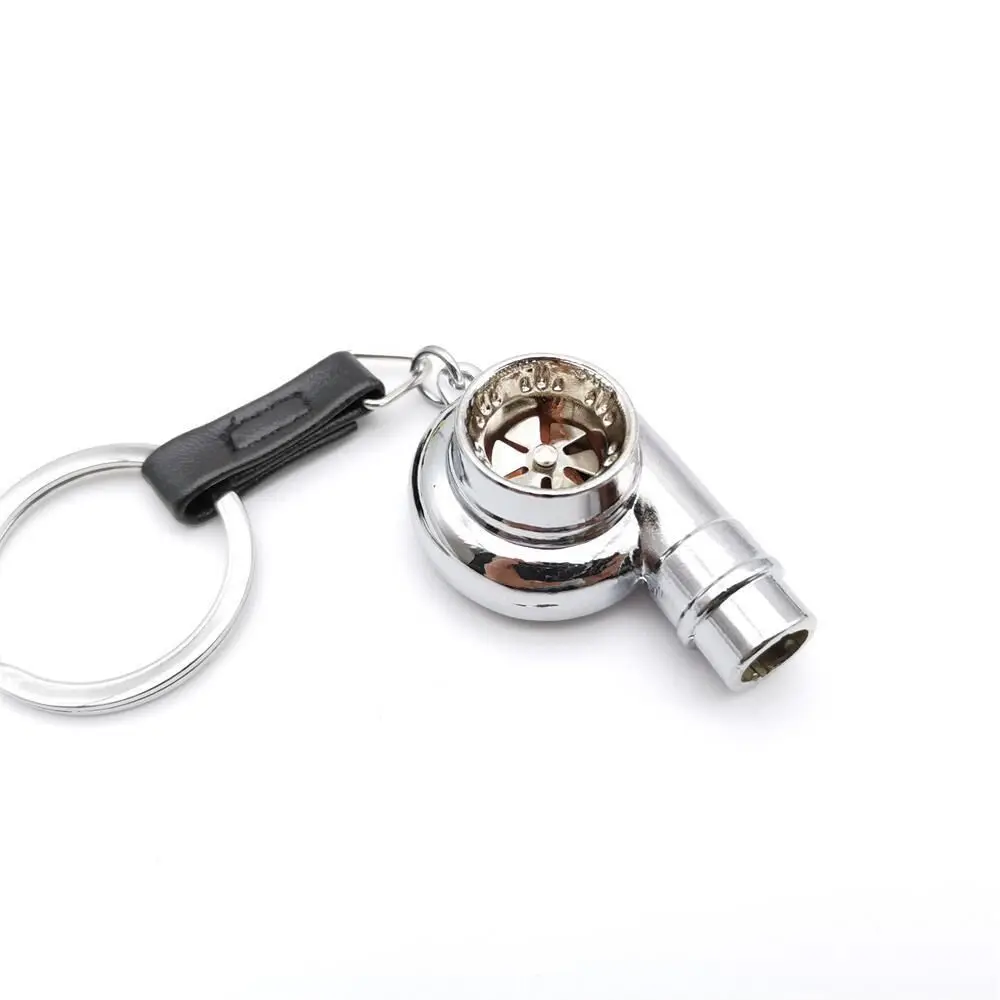 Llavero Turbo de aleación con personalidad, llavero con sonido INS Multicolor con silbato de coche, Mini llavero con hebilla, dijes para bolso