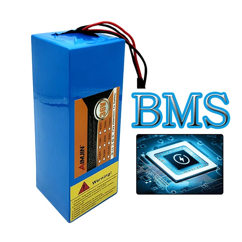 250W-1000W Rechargeable Lithium Battery Pack 21700 cell 36V 15Ah 10S3P, Customizable connectors for Electric Scooter battery