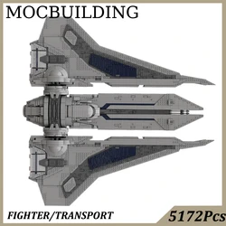 Space Ship Model Star Movie MOC Building Blocks Display Construction Toys Birthday Gift Collection Christmas