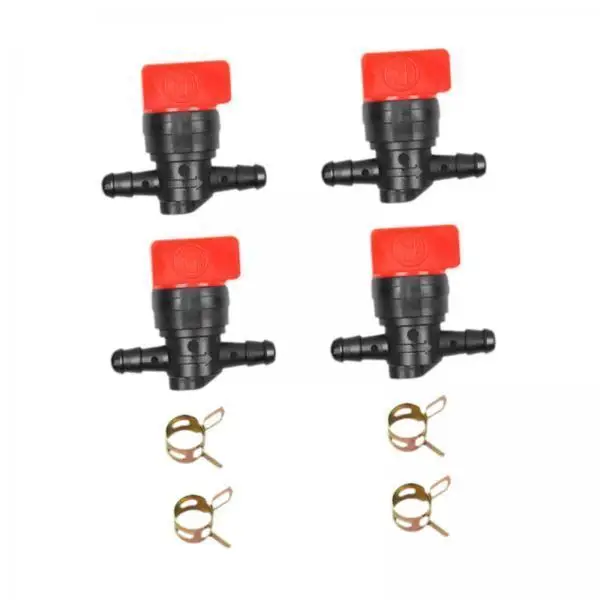 Complete Set Fuel Shut Off Valve with Line Quick Fit Petcock for ATV Mower and Small Engine Repair