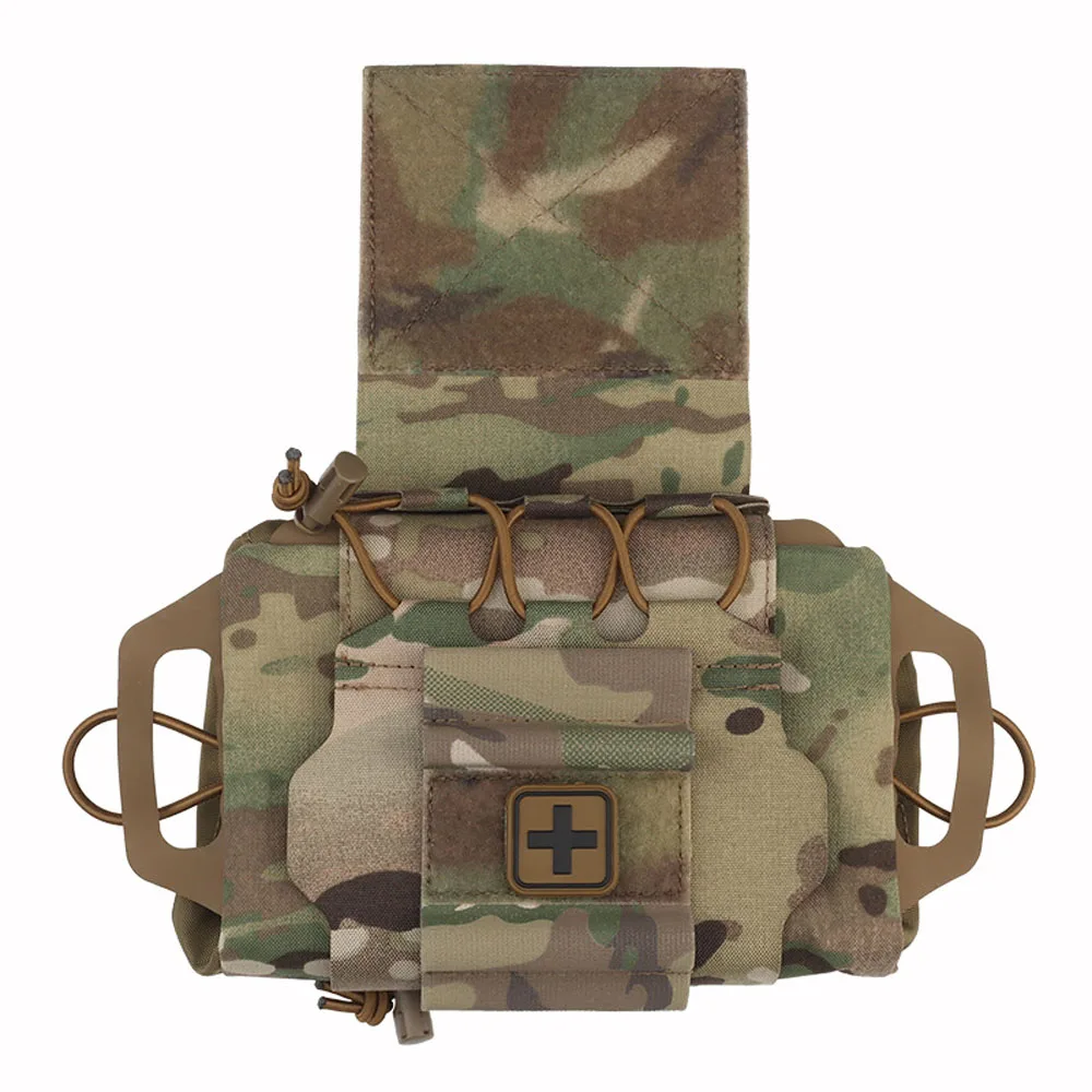 Bolsa médica para deportes al aire libre, bolsa de emergencia de despliegue rápido, Kits de primeros auxilios, Camuflaje, tamaño mediano