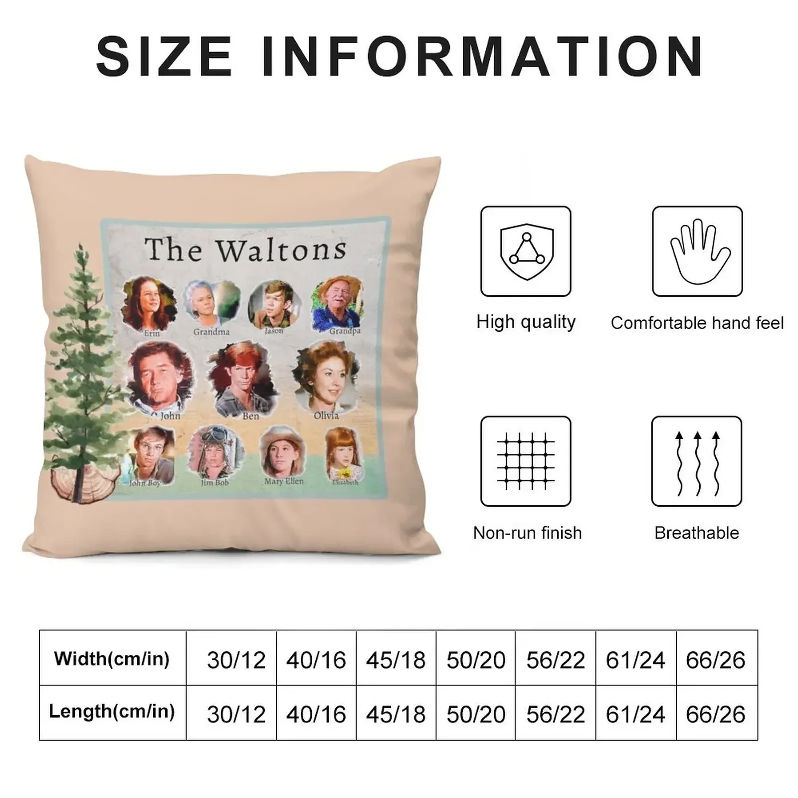 The Waltons TV Show Throw Pillow luxury decor Throw Pillow pillow