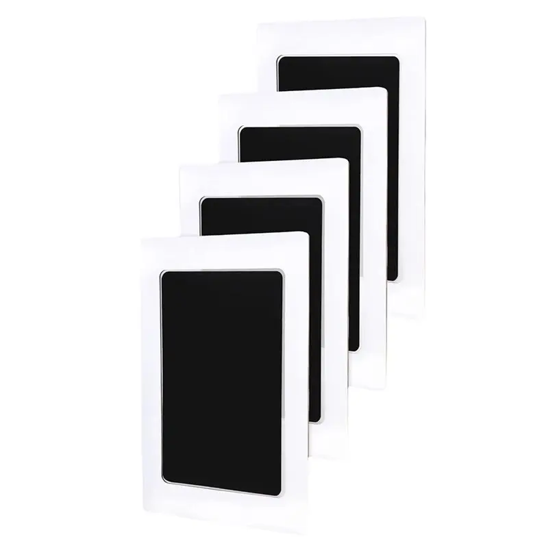 

A04F-Inkless Baby Hand And Footprint Kit, Mess Free Ink Pad For Newborn Keepsake & Pet Claw Marks Prints, Clean Touch, 4-Pack