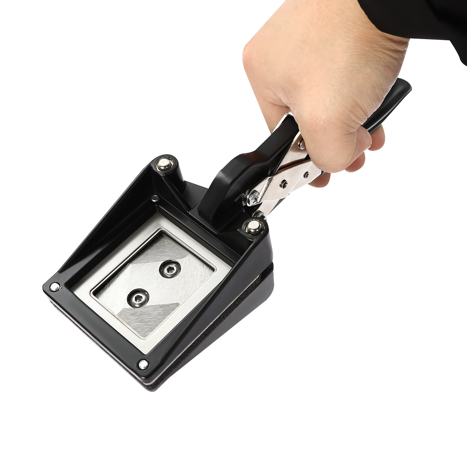 Bild 6: Aluminiumguss Manuell Stanz Bild Cutter 9*3.4in Handheld-Passfoto-Cutter Mit Schutz Sleeve Glatte Kanten