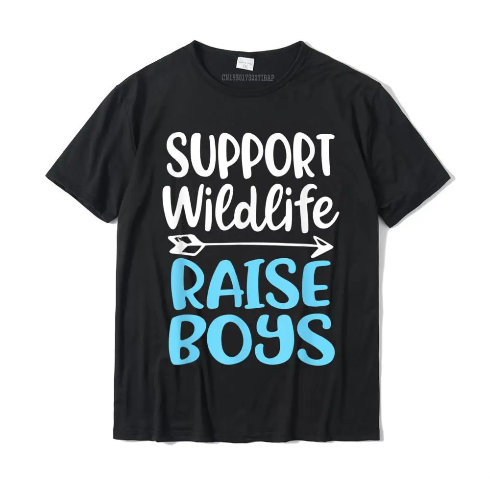 Support Wildlife Raise Boys T-Shirt Cotton Tops Shirts Design Prevailing Europe Tshirts Harajuku Christmas Tees