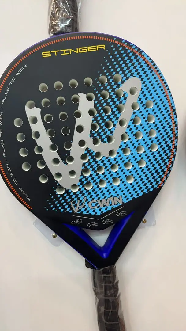 Factory Directly Customize logo High Quality Fiberglass Padel Racket for Outdoor Soft EVA Sport Paddle Tennis Racket