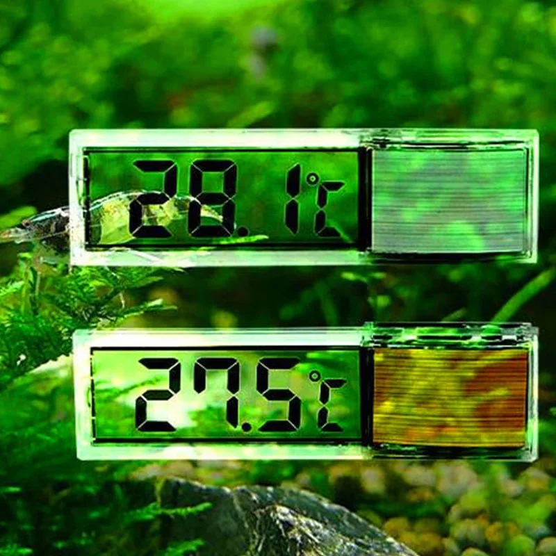 3D LCD Fish Tank Digital Thermometer High Precision Water Temperature Sensor Temp Gauge Meter Fish Turtle Tank Decor Gift New