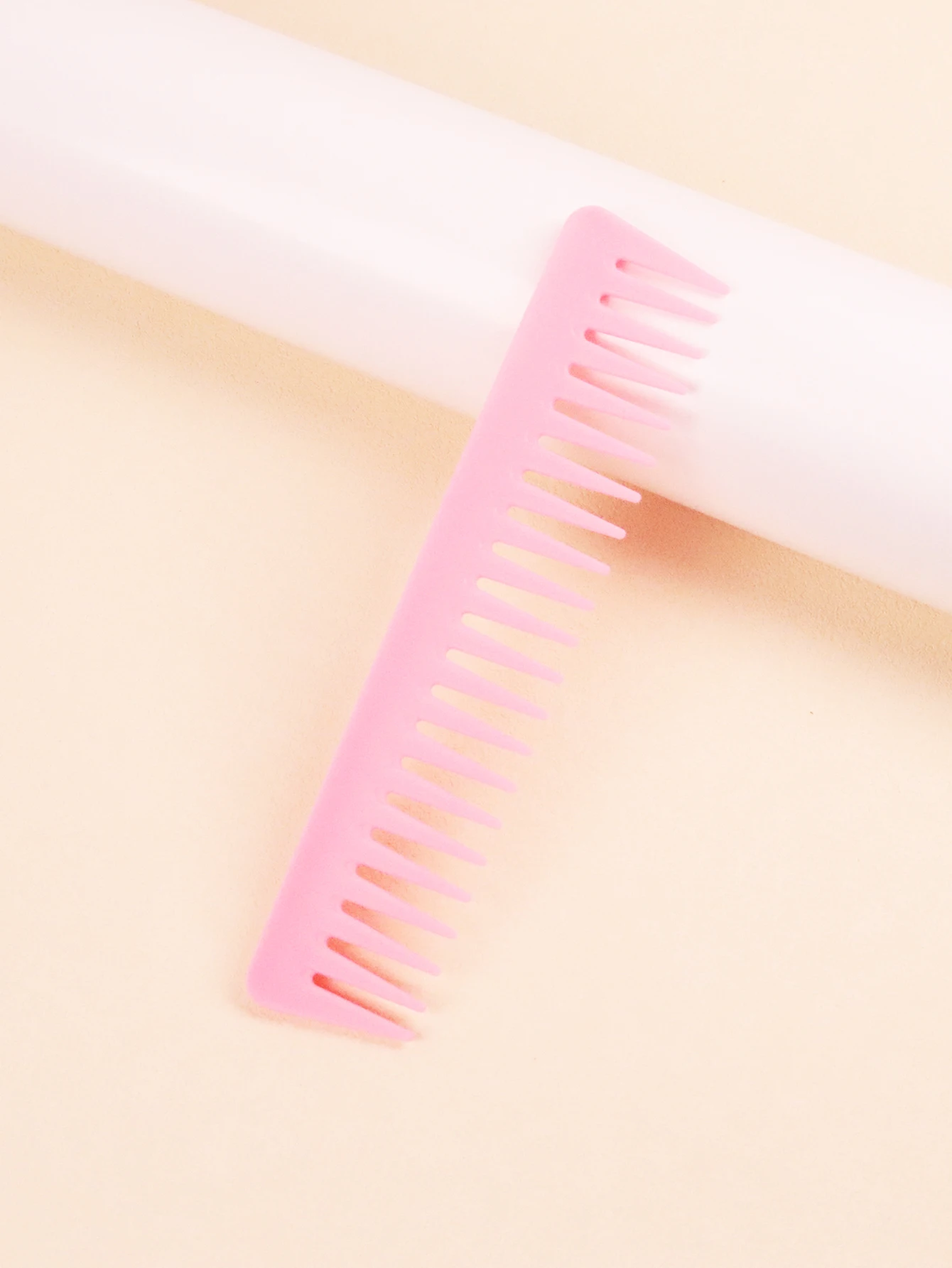 Wide Toothed Comb With and Without Handle, Used for Daily Hair Care, Durable ABS Plastic