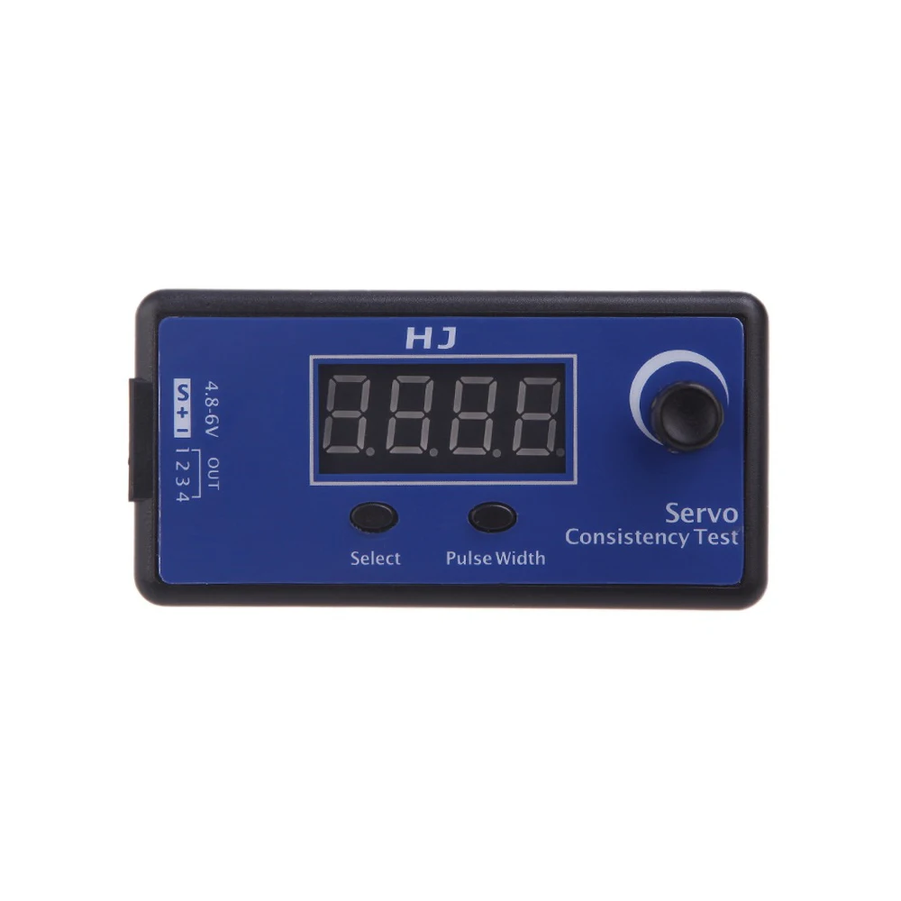 DC5-6V Digital Servo Tester/ESC Consistency Tester for FPV RC Helicopter Airplane Car Servo Tester Tool PPM Signal Test