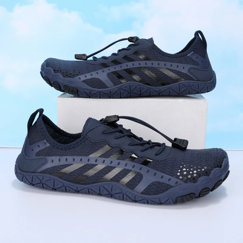 

New Unisex Wider Shoes Breathable Mesh Men Barefoot Wide-toed Shoes Brand Flats Soft Zero Drop Sole Wider Toe Sneakes Large Size