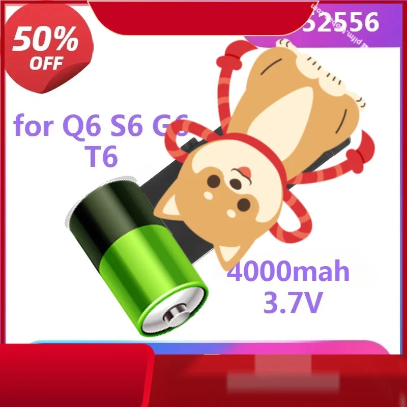 

552556 Battery 4000mah for Q6 S6 G6 T6 K5 8K RC Quadcopter Spare Parts for Q6 Drones Battery