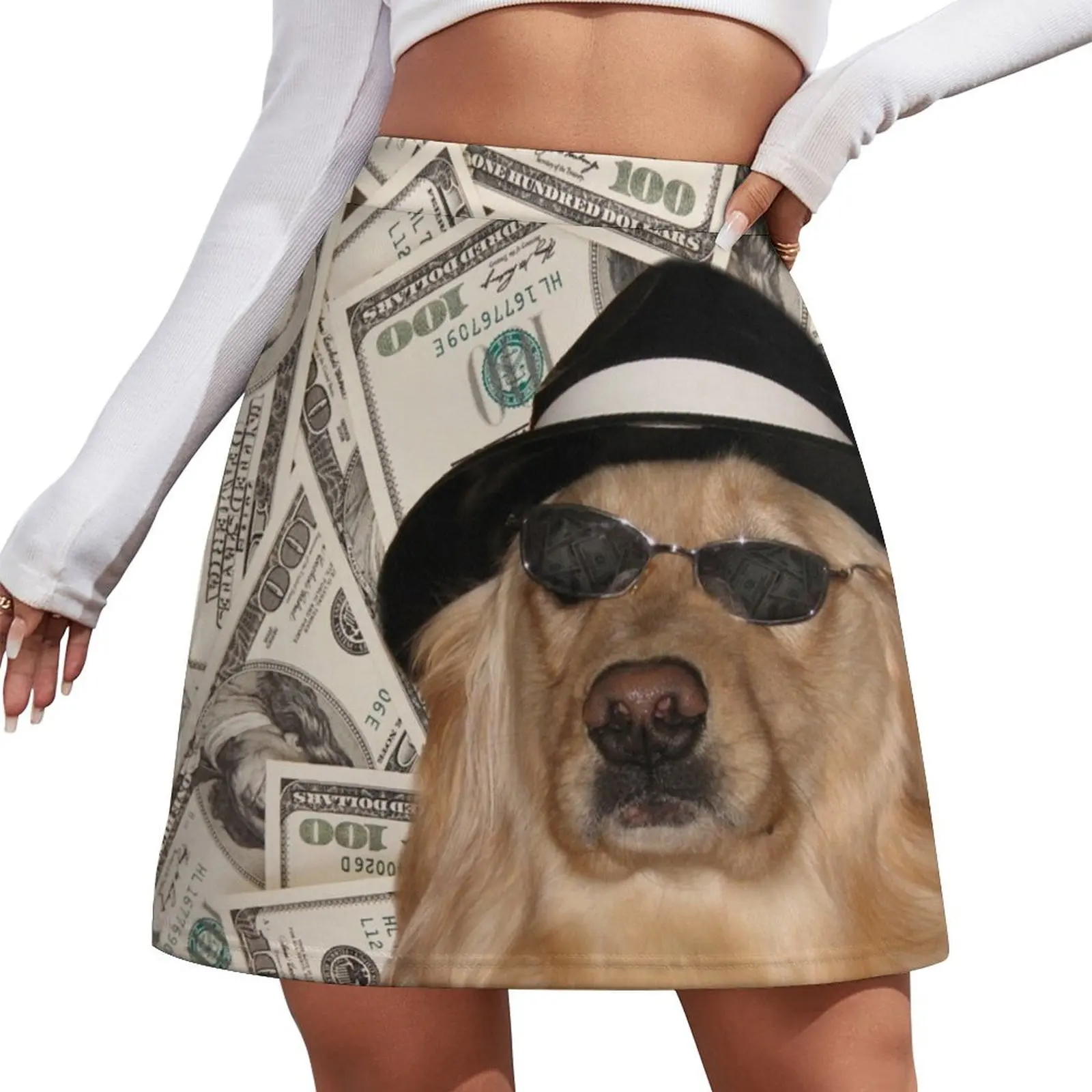 Rich Dog, Doggo #3 Mini Skirt womans clothing Woman skirts skirt skirt women