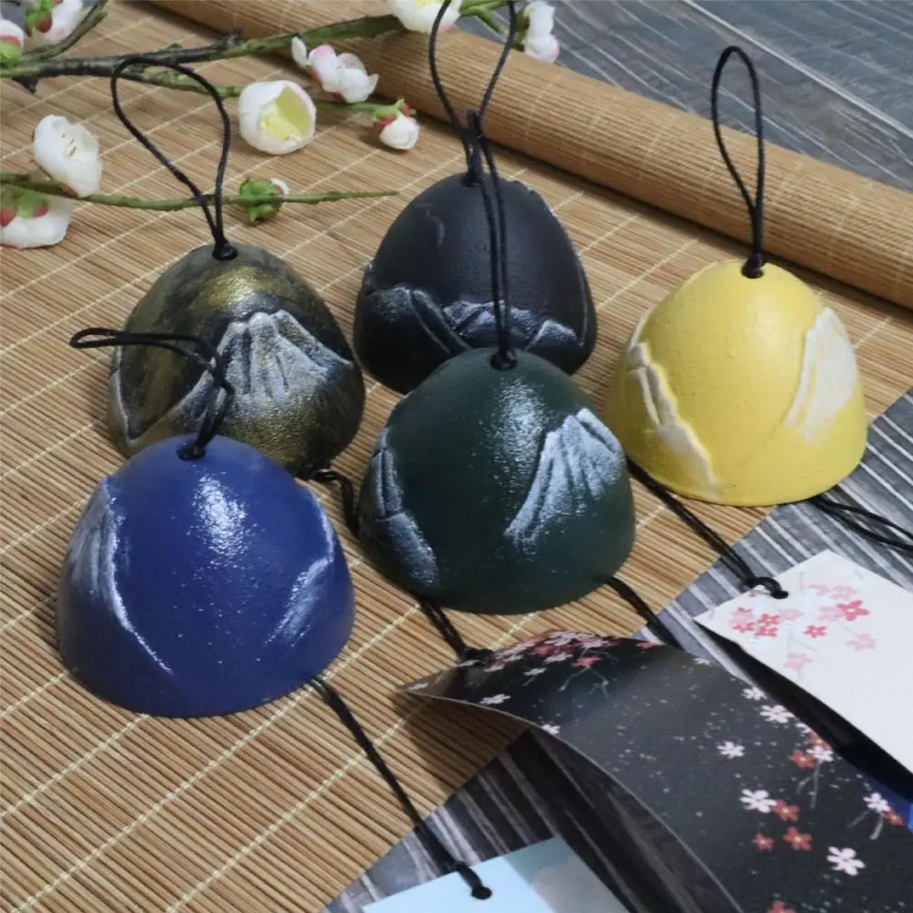Japanese Style Cast Iron Wind Chimes Vintage Simple Blessing Bell Creative Landscape Bell Outdoor