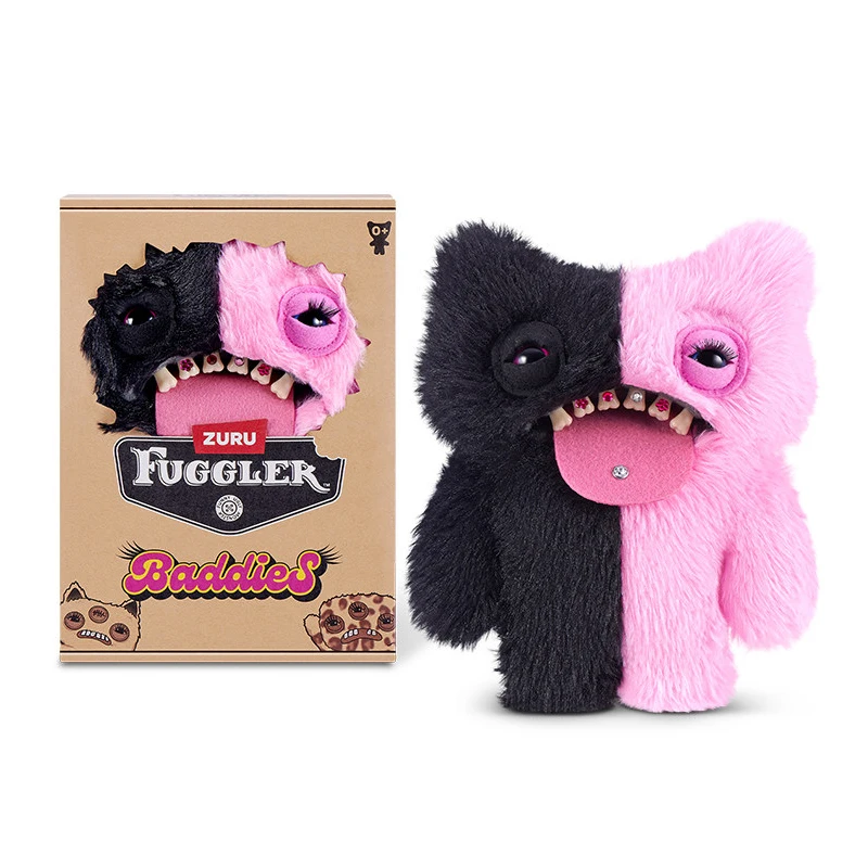 Muñeco de Peluche de la Serie Fuggler Baddies, Monstruo Feo Kawaii con Dientes, Accesorios Dentales, Nuevo y Divertido, Regalo de Cumpleaños para Niños