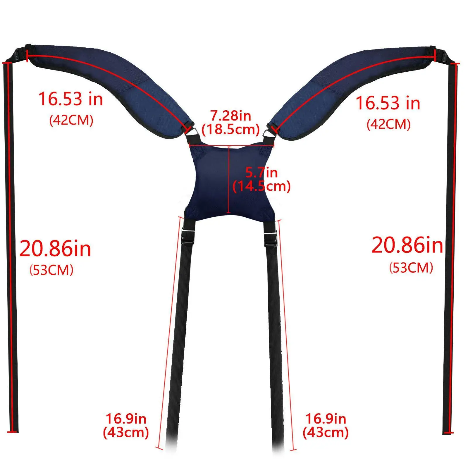 Universal Padded Golf Bag Carrying Straps Breathable Mesh Replacement for Golf Bag Stand Attachment Organizer