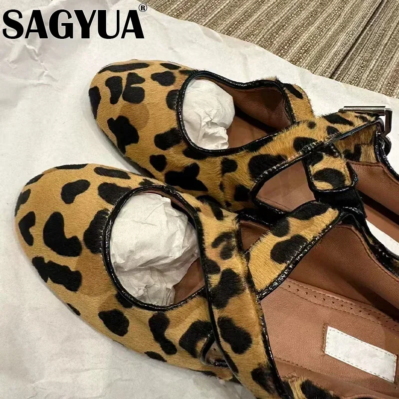 Leopard Flats Casual Shoes Women Ballet Dance Designer Suede Shallow Sneaker Sandals Autumn New Woman Trend Dress Zapatos Mujer