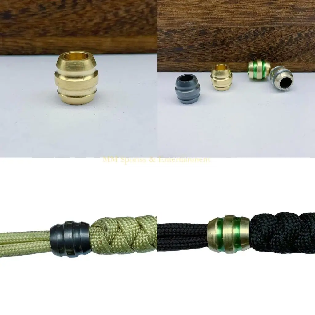 

31BE Brass Lanyard Bead Paracord Beads Paracord Bead Lanyard Beads Knife Pendant