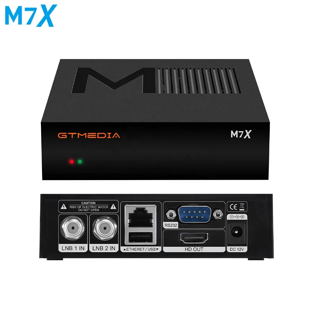 GTMedia M7X For Brazil DVB-S2 Satellite Receiver Built-in 2.4G WiFi Support Biss key IKS SKS Cccams Newcamd 70W 63W 75W