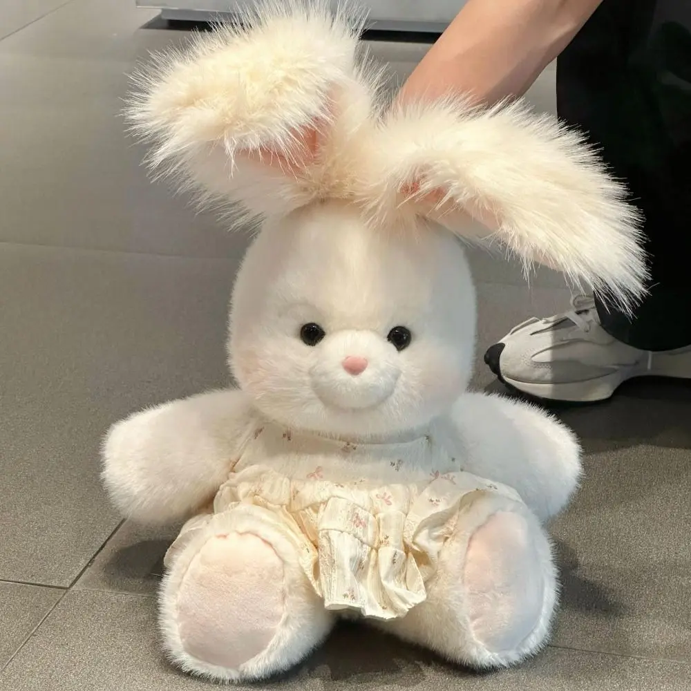Soft Rabbit Stuffed Animal Plush Pillow Cute 17.7inch Stuffed Animals Plush with Long Ear Emotional Support Plush Pillow