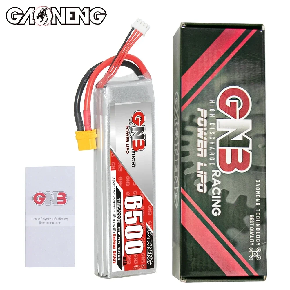 GAONENG GNB 3S2P 3S1P batería Lipo para modelos RC Hobby, 6500mAh, 7000mAh, 8500mAh, V 11,1, escala 1/10, Axial Lock Crawler