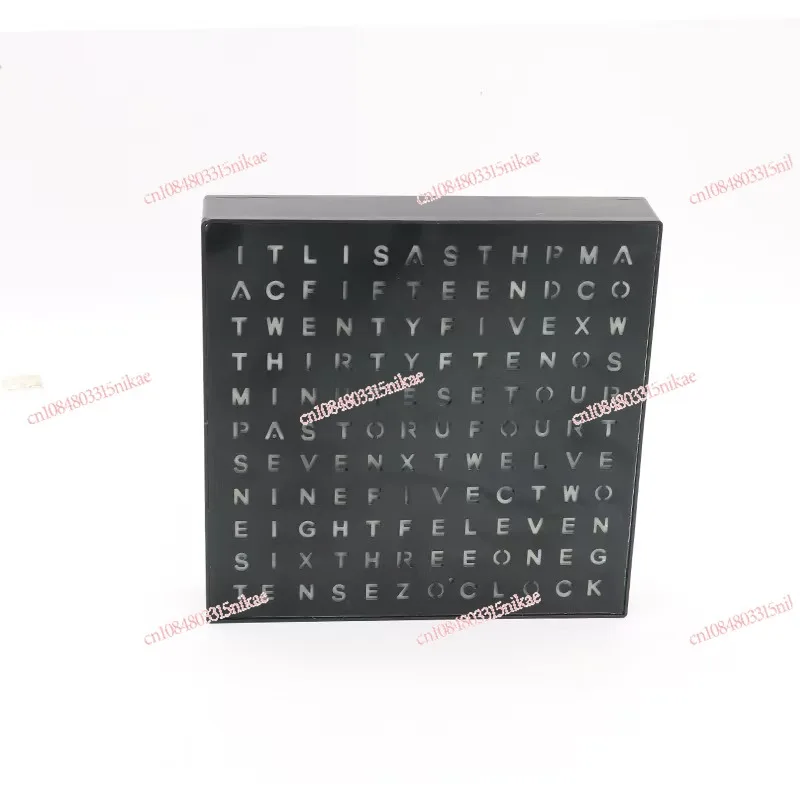 

LED Word Clock Timer, Digital Display for Office and Study