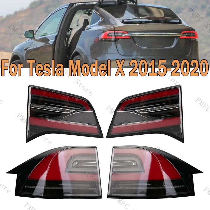 

Car Tail Light Assembly Rear Turn signal Light Brake Lamp Reversing Light For Tesla Model X 2015-2020 1034338-00-B 1034334-00-B