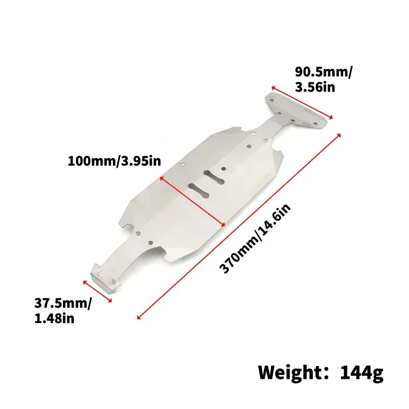 1 PCS Telaio In Acciaio Inox Piastra Armatura Anteriore e Posteriore Piastra Anti-graffio per TAMIYA XV-02 RC Accessori Auto Parti di Riparazione