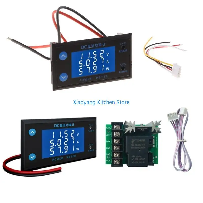 

69HC Высокая точность 0-200V 10A Вольтметр Ammeter Ammeter Tecer Tocce Monitor
