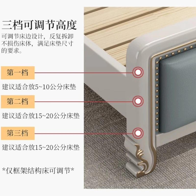 180x200 سنتيمتر سرير كامل الحجم غرف نوم الزواج الكامل غرفة النوم الأساسية أثاث غرفة نوم كاملة سرير الملكة على العرض الحديثة الشمال #4