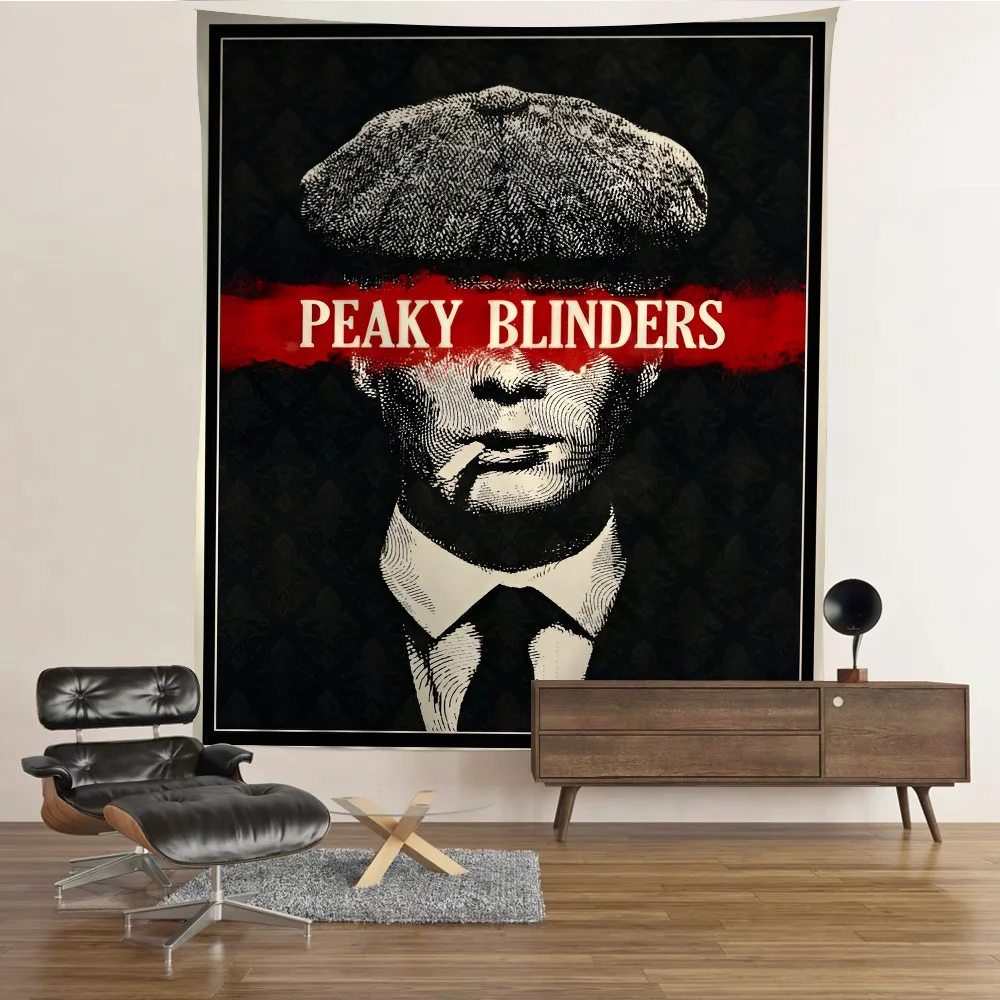 

P-Peaky B-Blinders Hanging Bohemian Tapestry Hanging Tarot Hippie Wall Rugs Dorm Japanese Tapestry