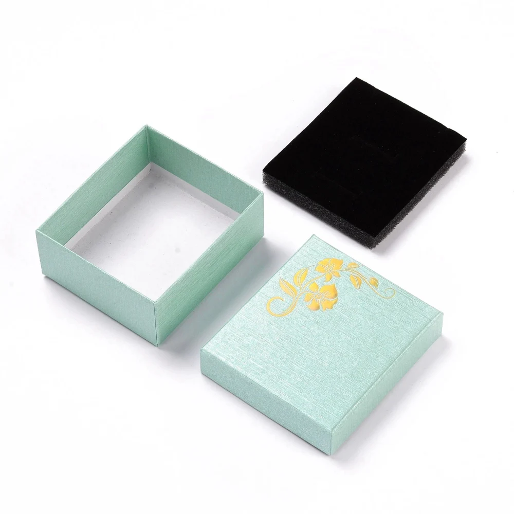 

16pcs Cardboard Jewelry Set Boxes Gifts Present Storage Display Boxes For Necklaces Bracelets Earrings Rings 8.7x7.7x3.65cm