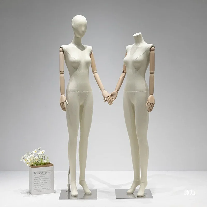 shoulder model props women's full body cloth human body display stand men's clothing store window table model shelf