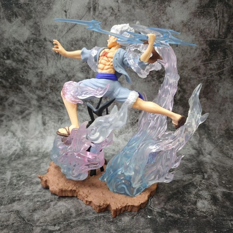 One Piece Anime Sun-God Nika Luffy Figures Gear 5 Action Figure Statue Model Doll Collection Decoration Desk Gifts Toys