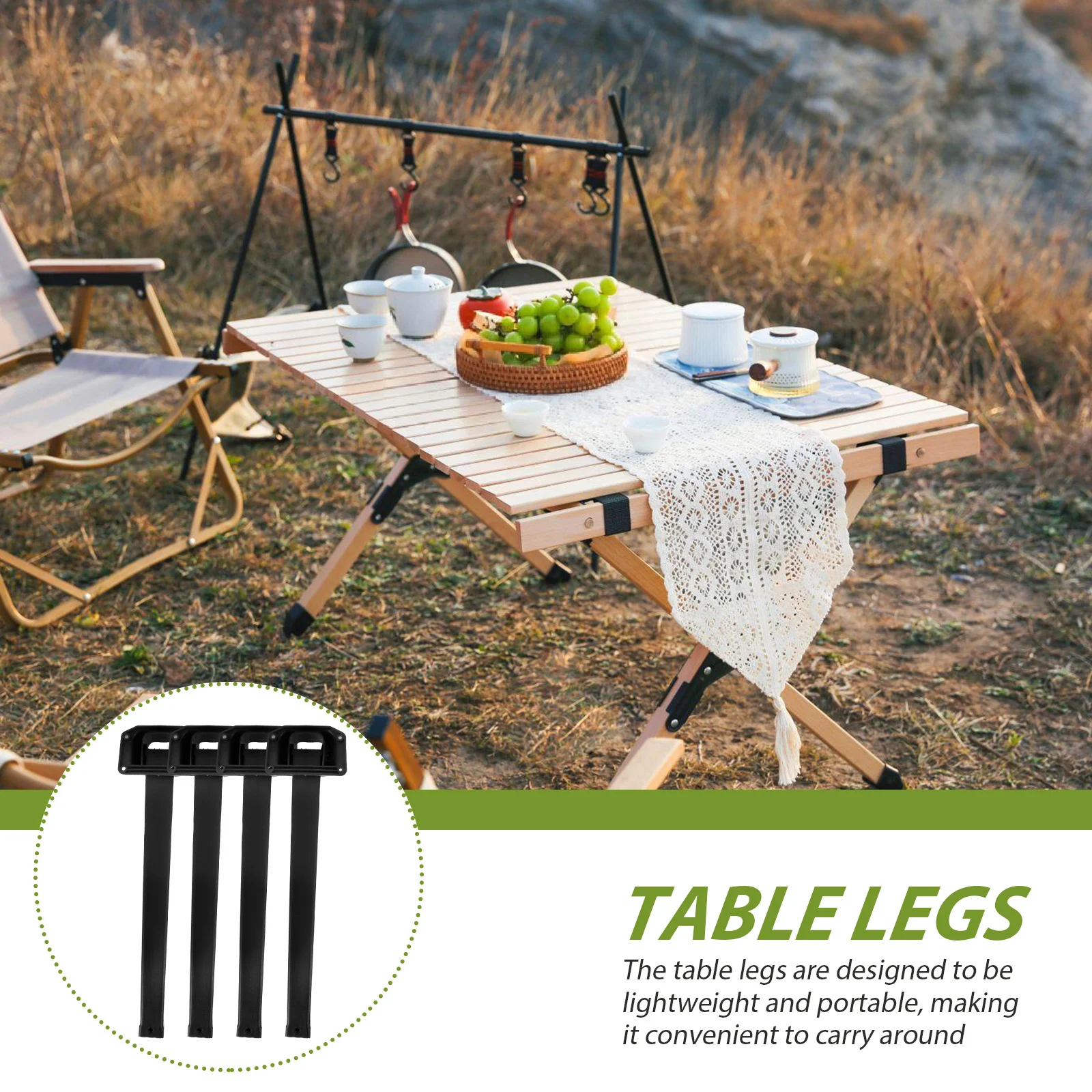 

4Pcs Foldable Plastic Table Legs Replacement Desk Legs Heavy Duty Stable Support Multipurpose for Computer Table Home Office