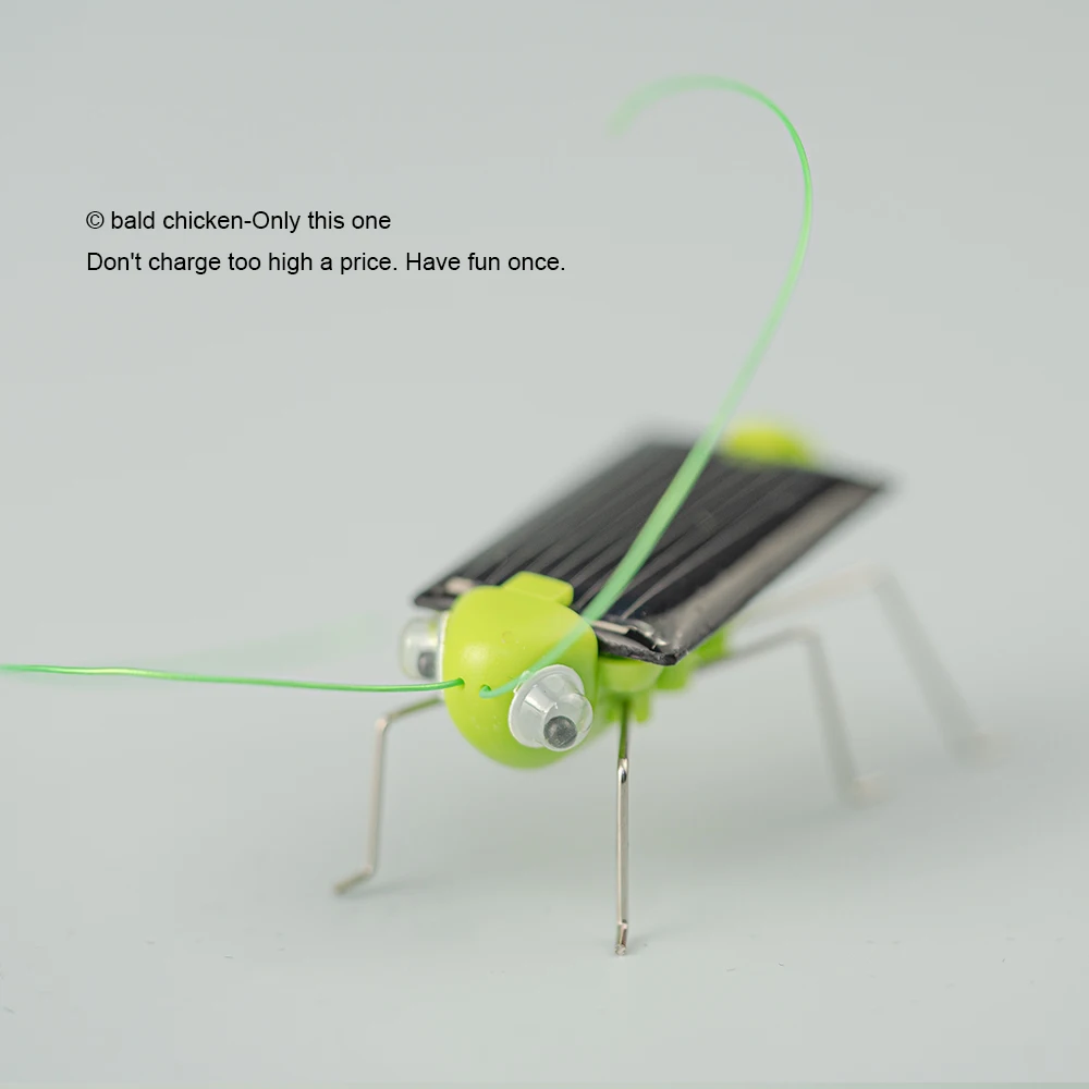 Solar Simulation Insect Grasshopper Toy Puzzle Children Selected Gift Gift Boys And Girls Science Education Funny Moving Toy Kid