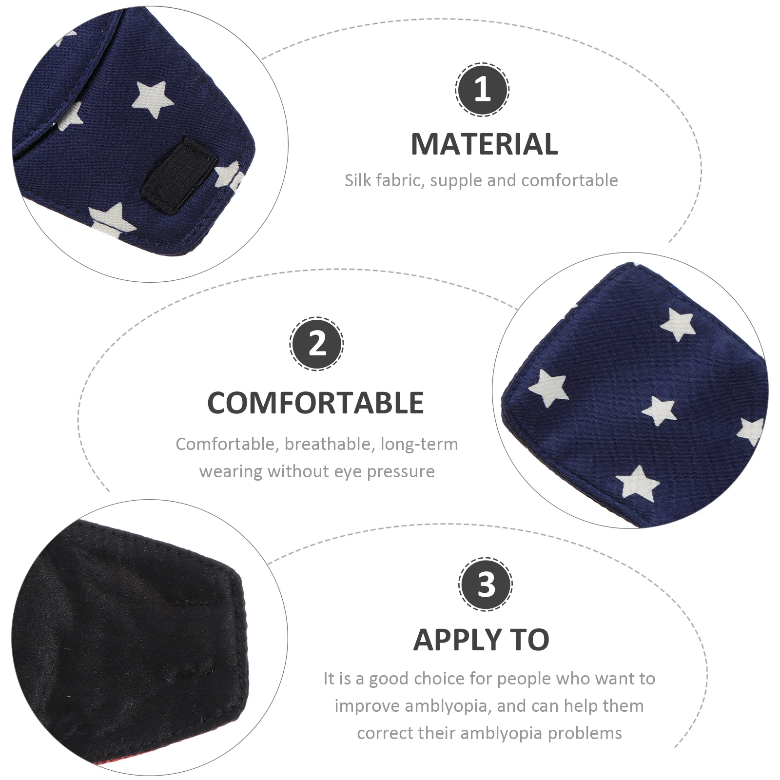 

Glasses Cloth Eye Patches Kids Adults Single Soft Silk Fabric Cover Amblyopia Strabismus Protective Eyewear Labor Safety Glasses